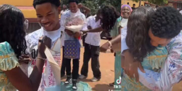 Nigeria Lady Dressed Like Her Mom to Celebrate Her Brother University Signout.