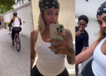 “I haven’t done this in years.” TiwaSavage spills as she shares photos of herself having a beautiful time with her son Jamal. 
