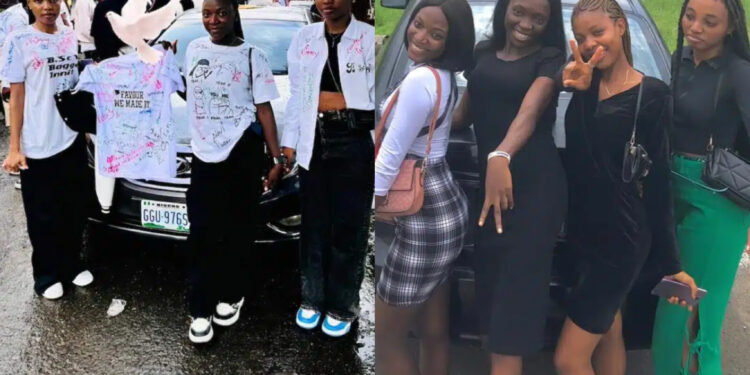 In a heartfelt moment, University students who just signed out, honour one of their friend who passed away before their graduation. 