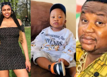 The baby really resemble Cubana more than chief priest – Reactions keep trailing over the Kenya lady who post a photo of her son on social media. 
