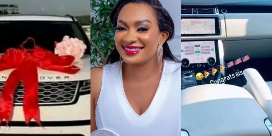 Video Trends as Nollywood Actress May Edochie Receive a Multi-million Naira Range Rover Gift from Fans as a Birthday Gift 