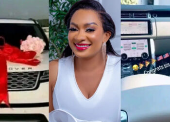 Video Trends as Nollywood Actress May Edochie Receive a Multi-million Naira Range Rover Gift from Fans as a Birthday Gift 