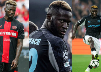 “From paying 30naira to watch champions league football for night back then for 323 army barrack akure To playing my first champions league game Proud of this moment” Victor Boniface went emotional as he played his first champions league match. 