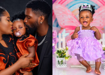 Light of my world, I love you I cherish you I adore you not even words can capture how much I love you – Actor Toві Bakare wrote as him and wife, celebrate  daughter 1 year Birthday 