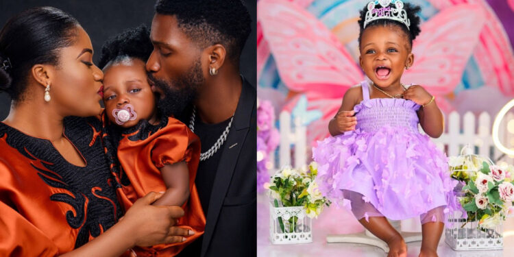 Light of my world, I love you I cherish you I adore you not even words can capture how much I love you – Actor Toві Bakare wrote as him and wife, celebrate  daughter 1 year Birthday 
