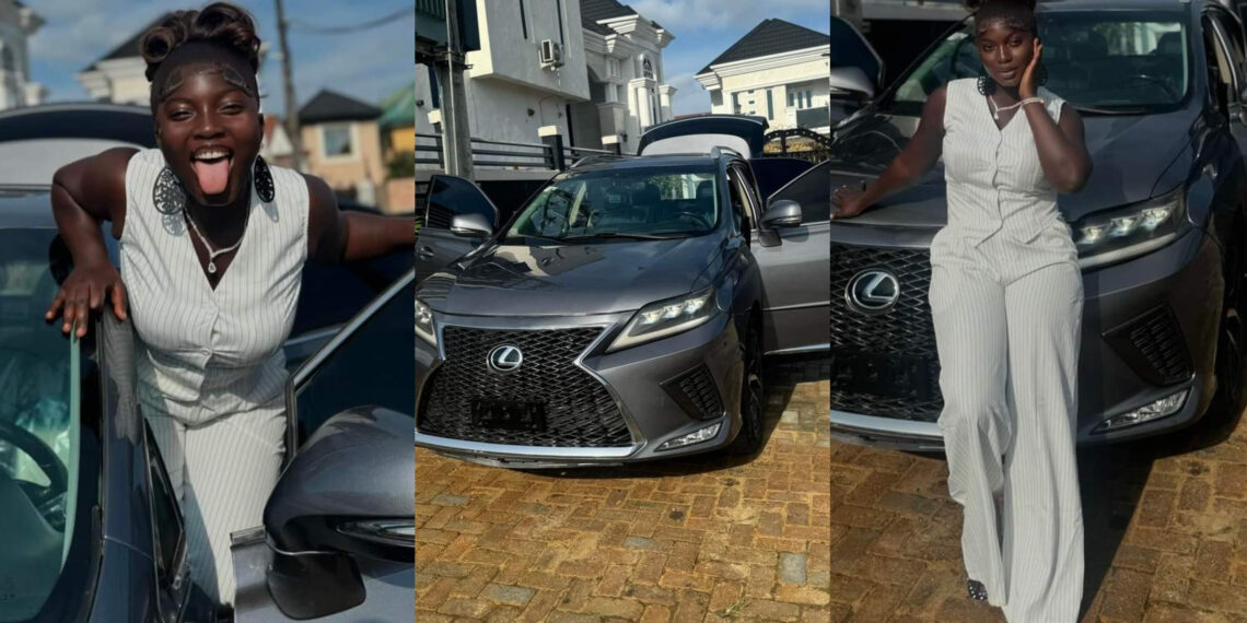 shades of CONGRATULATIONS to me To all hands that congratulate me, may congratulations not seize in your home — Paramount komedy goes gaga as she becomes a Latest car owner