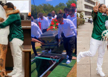 “Losing a soulmate is the worse feeling imaginable. Until we reunite I will forever cherish our memories” – A heart touching moment Wife mourns husband’s death just 32 days after wedding,