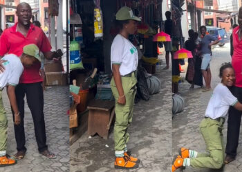 A heartwarming moment Nigerian NYSC corps shared tears of joy as she praise her Uncle that has been her dad since she lost her biological dad (when she was 3yrs old)