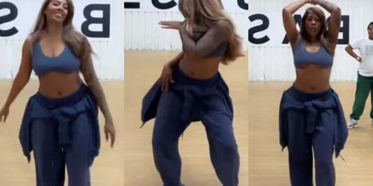 TiwaSavage Left Netizens Mouth Wide Open With Awe, as She Shows Them She Still Got The Moves 