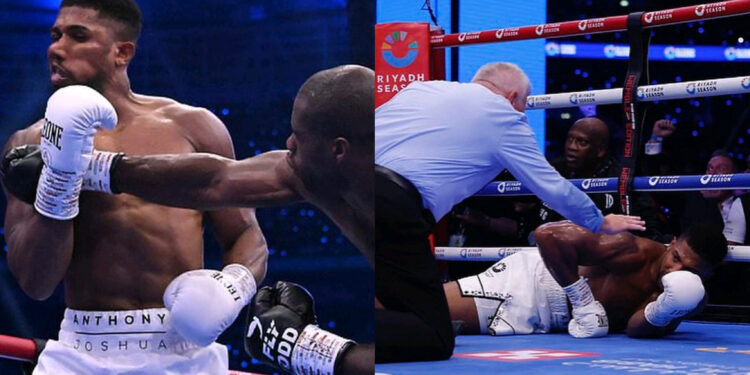 “Daniel Dubois Shocks the World with Brutal KO of Anthony Joshua in Fifth Round Showdown!”