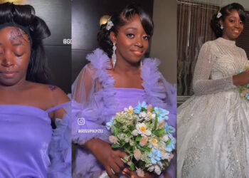 Trending Video of a lady who survive an accident 2 days to weeding, rush to the alter to say yes to the love of her life