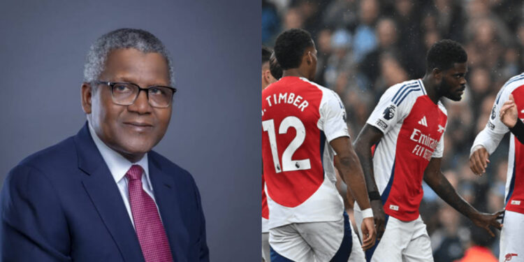 Dangote Regrets Not Purchasing Arsenal Football Club