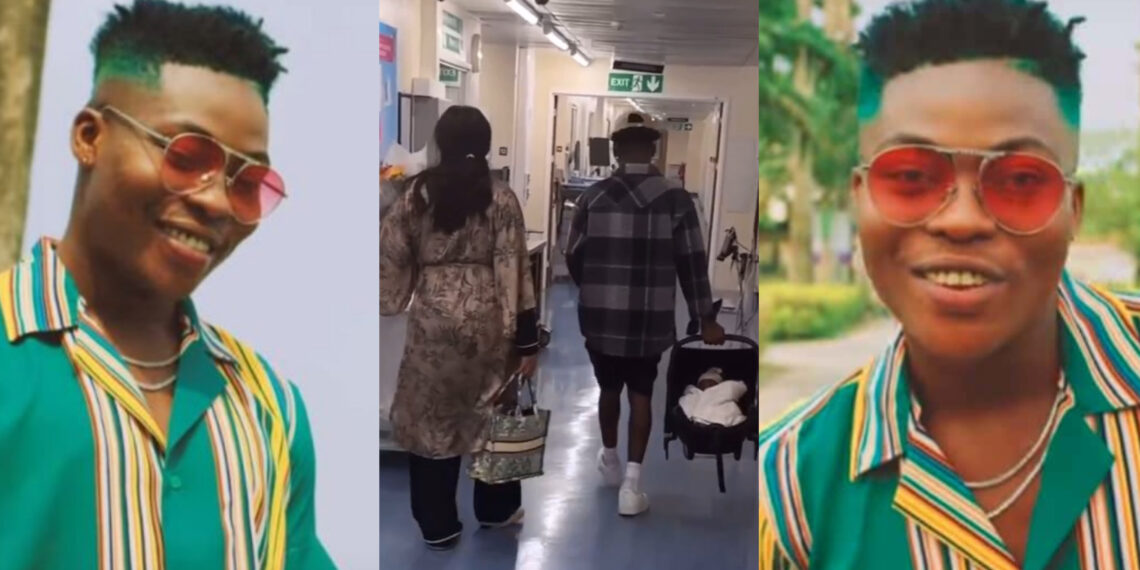Congratulations to Reekado Banks and his partner, as they welcomes their first child into a beautiful world. 
