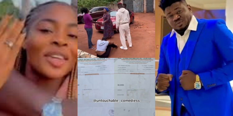 “After so much years in the relationship, after the engagement ” untouchable create a scene when his mother told him she don’t want him to marry the love of his life “precious” after their genotype result  were both As.