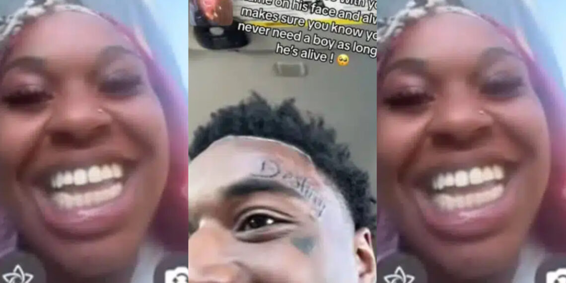 “He always make sure im not down for a long time and whenever someone fall short he picks it up! I LOVE YOU” – brother melt heart as he tattooed sister name “Destiny” on his face and promise she her that she will never need to rely on anyone else as long as he lives 