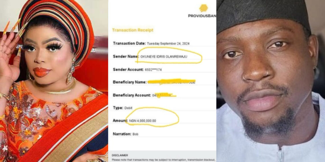 “How I wish she paid the N4million,we all for not arrive this extence” Bobrisky who was called out and given 24 hours by VeryDarkMan to pays her debt she is owing, Rush to paid the debt after her voice recording has already surfaced the internet 