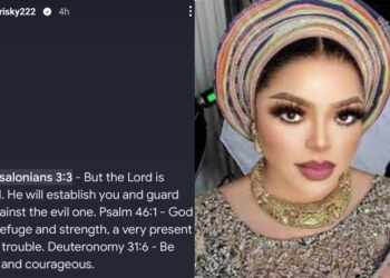 “Vdm has brought out the Pastor in Bobrisky,” amidst drama, Bobrisky gives  her life to Christ as she quote Bible Scriptures. 