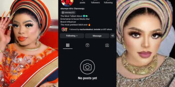 “ I am feeling for bobrisky we have to check that she is OK” netizens react as Bobrisky deleted all posts from her Instagram page 