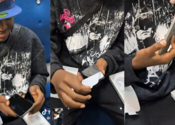 “Dem come dey hype am make he no feel say the phone no worth am”-Reactions trailing as Nigerian Man Gets New iPhone 16 Pro Max worth ₦2.5Million Naira
