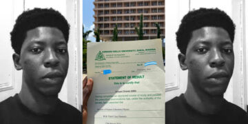 A Nigerian man trends as he celebrates bagging a third class degree after 9 years at Ahmadu Bello University after 