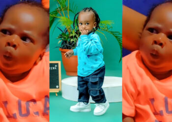 viral baby that trends months back because of his facial expression his Celebrating a year old today