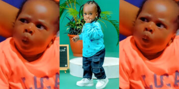 viral baby that trends months back because of his facial expression his Celebrating a year old today