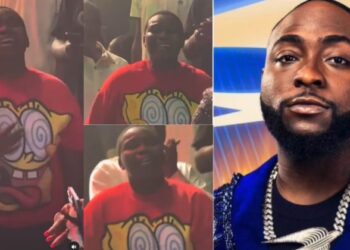 “Cubana Chief Priest Don See Who Love Davido Pass Am”- Male Fan Overcome with Emotion at Davido’s “Warri Again” Performance