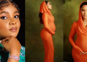 “She Go Give Birth To Twins”- Reactions As Bimbo Ademoye Celebrates Adesua Etomi’s Second Pregnancy