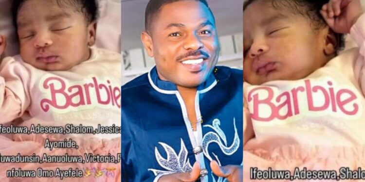 Award-Winning Singer Yinka Ayefele Celebrates Arrival of Baby Girl