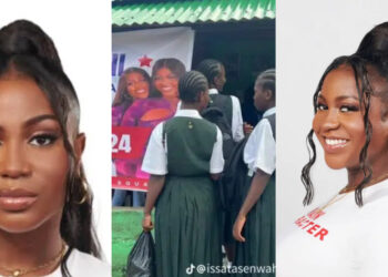 Liberian students top trends, as they storm voting center to support Wanni votes for the bbnaija #100m grand prize ahead of the&nbsp; final