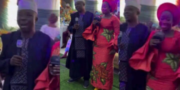 “My daughter has never been touched before, tear rubber she’s a virgin if it’s not so call me a b.a.s.t.a.r.d.” – Father of the bride dares groom to prove him wrong as she gives her daughter out in a wedding