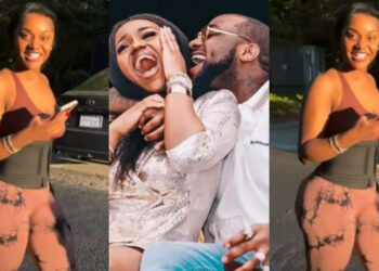 002 Chioma wife of Davido stirs massive reactions as she flaunts her banging body in her neighborhood in u.s.a
