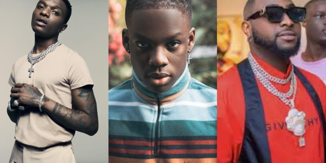 “Since the real ones can’t chill together like this, let the photocopies do it,” reactions trailing as video of Rema, Wizkid and Davido lookalike, chilling in a car trends