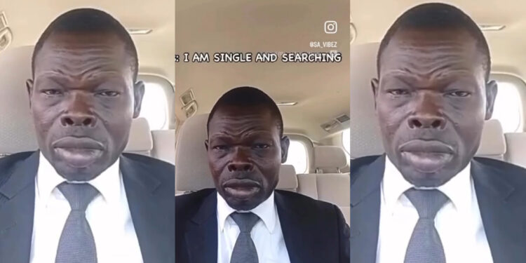 Ladies I AM Single AND Searching man declares on social media in a quest to find the right suitor.