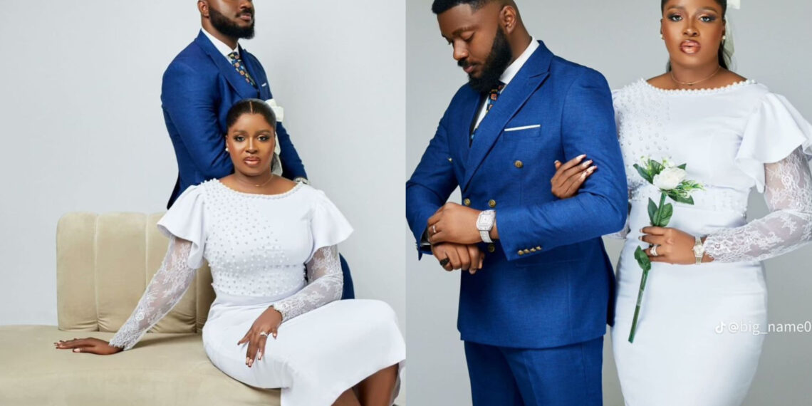 Nigerian man joyfully celebrates marrying his stunning beautiful wife, whom he met at a club two years ago