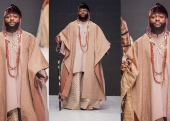 Davido surprised fans worldwide as he took Lagos Fashion Week 2024 with an unexpected&nbsp; appearance for the Ugo Monye fashion house.