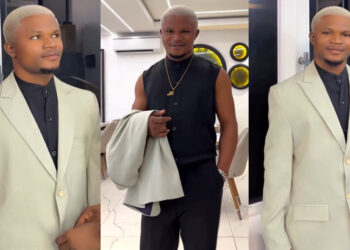 Viral Fishpie seller done fresh ohhh – fish pie seller Alax Evalsam stir reactions with his new look in new video.