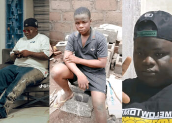 Nigerian man goes viral as he shares his before and after photos of his journey from bricklayer to wealthy billionaire.