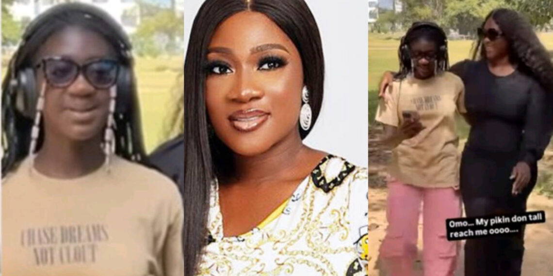 “She just took everything from you” – Netizens react as mercy Johnson shared a video of her self and her daughter purity who just turn 11