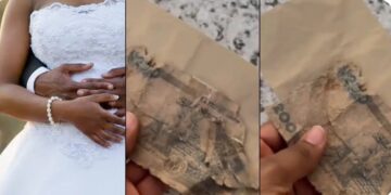 “Better Pray Against It”- Bride Finds Torn N200 Note in Envelope As A Wedding Gift