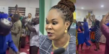 “They are not well…because she doesn’t allow you people to steal”- Workers Dance, Cheer Over Uju Kennedy-Ohanenye’s Dismissal