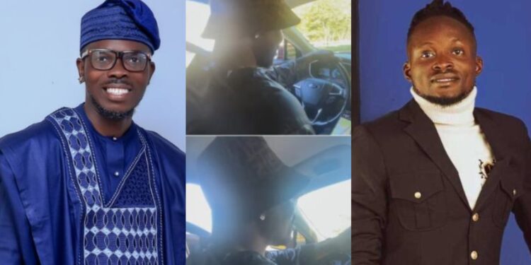 “Celebs Don Dey Japa”- Nollywood’s Ijebu Left Speechless as Colleague Jigan Baba Oja Caught Working As An Uber Driver