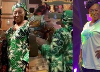 Actress Patience Ozokwo Defies Cultural Norms, Kneels to Greet Patience Jonathan