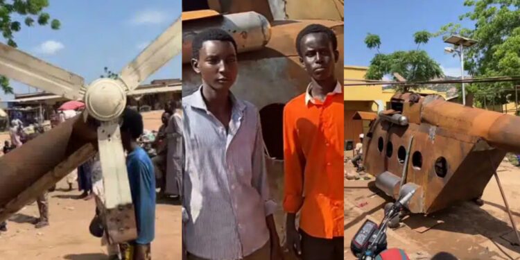 Talented Youth: Two Boys from Northern Nigeria Create Homemade Helicopter
