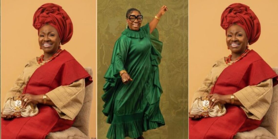 “Mama Go Need Boyfriend With These Photos”- Nollywood Legend, Mama Rainbow Celebrates 82nd Birthday in Style