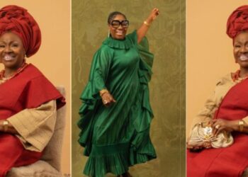 “Mama Go Need Boyfriend With These Photos”- Nollywood Legend, Mama Rainbow Celebrates 82nd Birthday in Style
