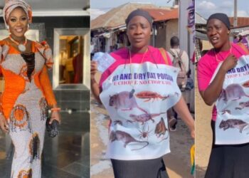 Mercy Johnson Leaves Her Acting Career To Start Selling Rat Po!son, The Hilarious Video Got People Talking