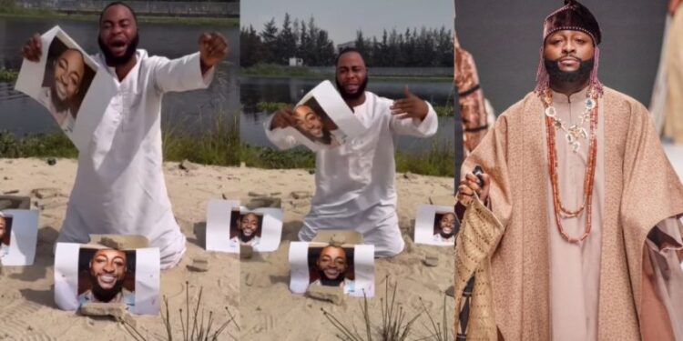 “You go carry 001 near water , nothing must happen to him oooo”- Reactions As Comedian Trinity Guy Celebrates Davido’s 32nd Birthday with Heartfelt Tribute