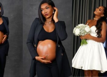 Nollywood Star Wofai Fada Radiates Joy as She Expects First Child with Husband Taiwo Cole