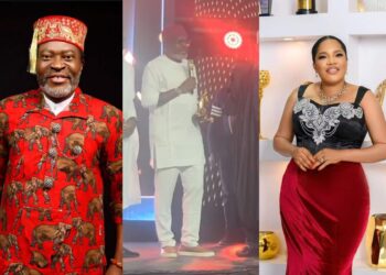 Kanayo Kanayo Receives Lifetime Achievement Award, Issues Hilarious Warning to Toyin Abraham